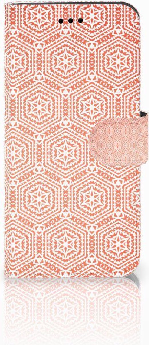 Huawei P10 Lite Telefoon Hoesje Pattern Orange