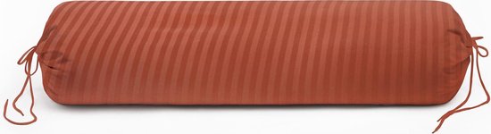 HNL Refined Uni Stripe Neck Roll Cover - 25x90 cm - Mecca Orange