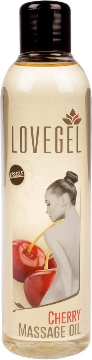 Goedkoopste Lovegel - Erotisch massage olie - Kers - 250 ml