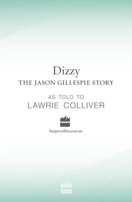 Dizzy: The Jason Gillespie Story - cover