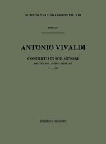 Concerti Per Vl., Archi E B.C.: In Sol Min. Rv 327