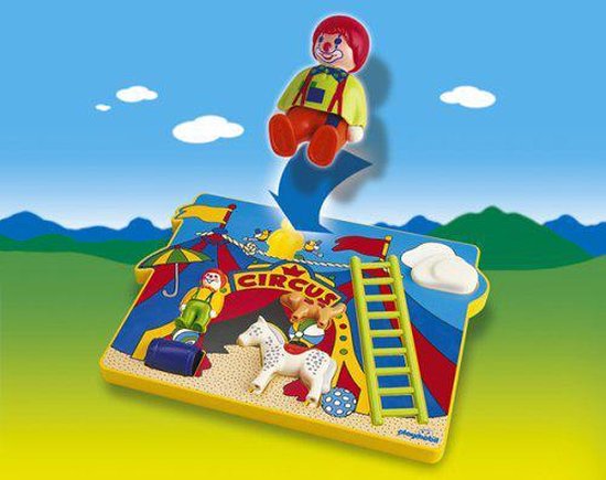 Playmobil 1.2.3. 6747 Speelpuzzel - Circus 3D