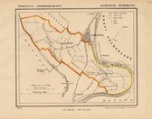 Historische kaart, plattegrond van gemeente Huisseling in Noord Brabant uit 1867 door Kuyper van Kaartcadeau.com