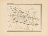 Historische kaart, plattegrond van gemeente Vleuten in Utrecht uit 1867 door Kuyper van Kaartcadeau.com