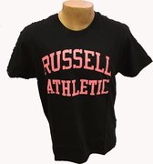 Russell T Shirt groot logo zwart