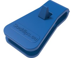 Clip voor sokken en dekbedovertrek Blauw, 7 stuks