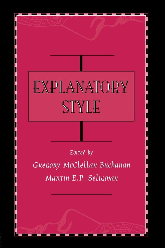 Explanatory Style - cover