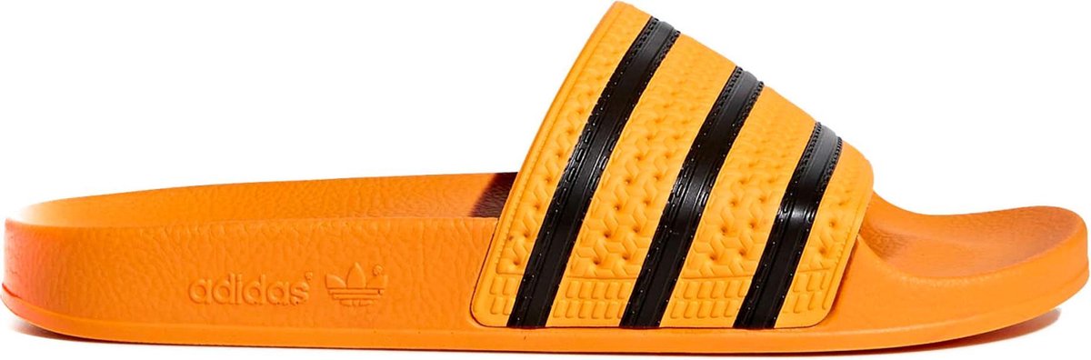 adidas Adilette Slippers - Maat 40.5 - Unisex - oranje/zwart | bol.com