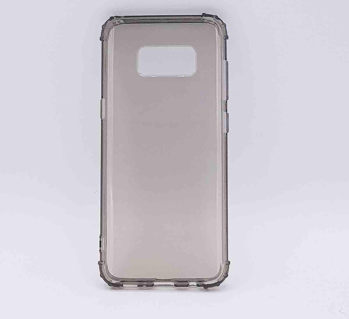 Geschikt voor Samsung S8 – premium – Transparant Hoesje – grijs