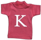 Naamslinger Lettershirts roze K