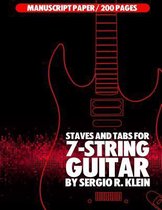 Staves and TAB Paper for 7-String Guitar