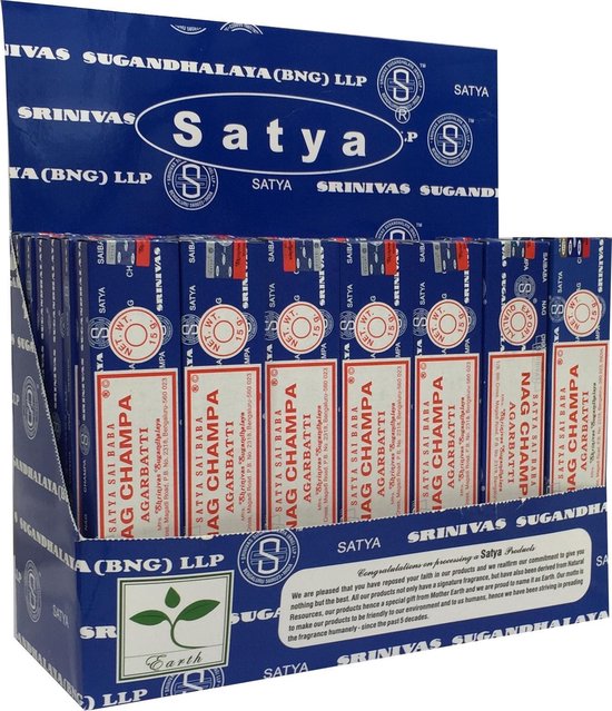 Zentana  Satya Wierook Stokjes - Nag Champa - Wierookstokjes - 15 Gram - 1 STUK