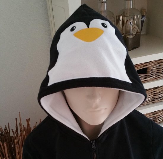 De Kamer bijnaam verf Onesie. Jumpsuit "Pinguïn" hooded super soft | bol.com