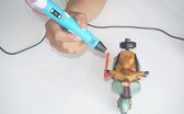 3D Print Pen  LCD scherm Met Filamenten - Geel