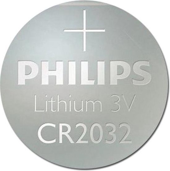 Philips CR2032 3v lithium knoopcel batterij - 6 stuks - Philips