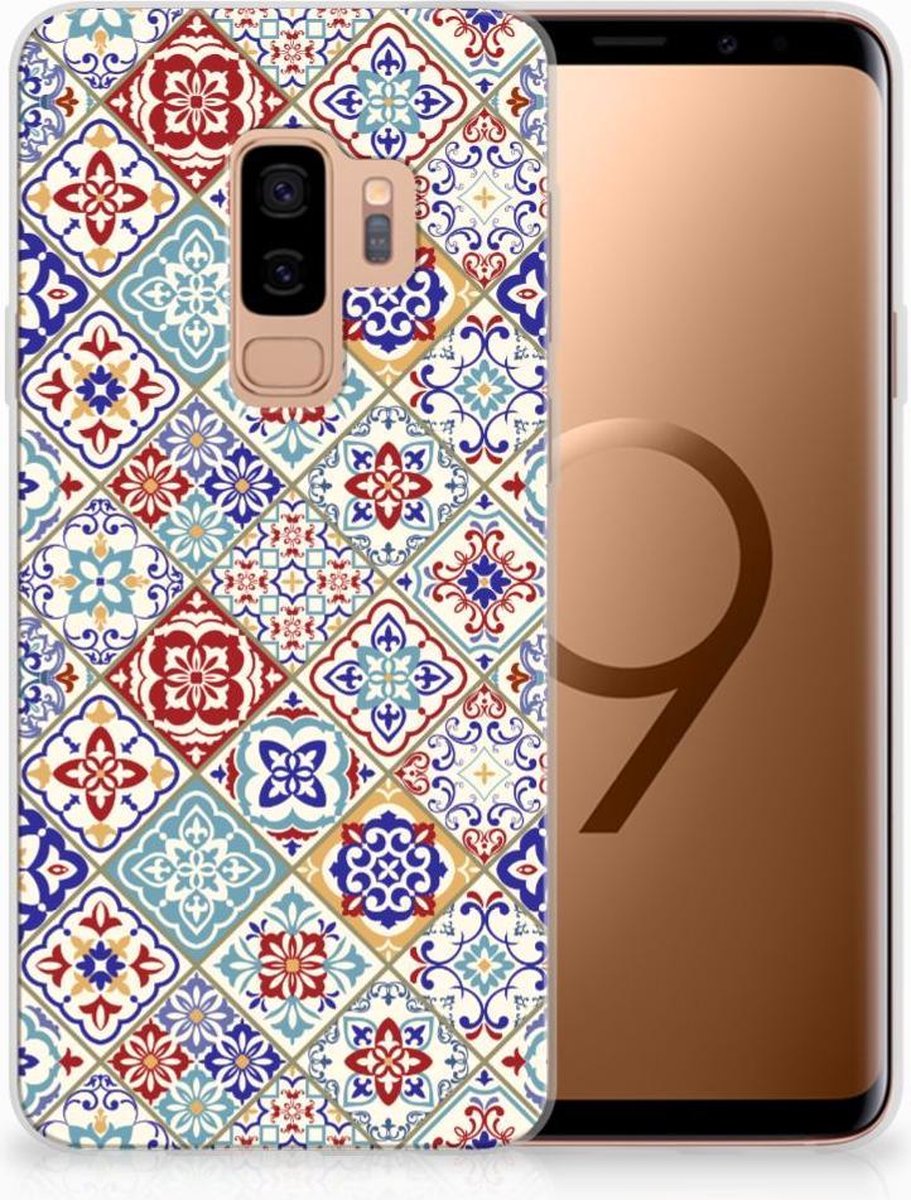 Samsung Galaxy S9 Plus TPU Siliconen Hoesje Tiles Color