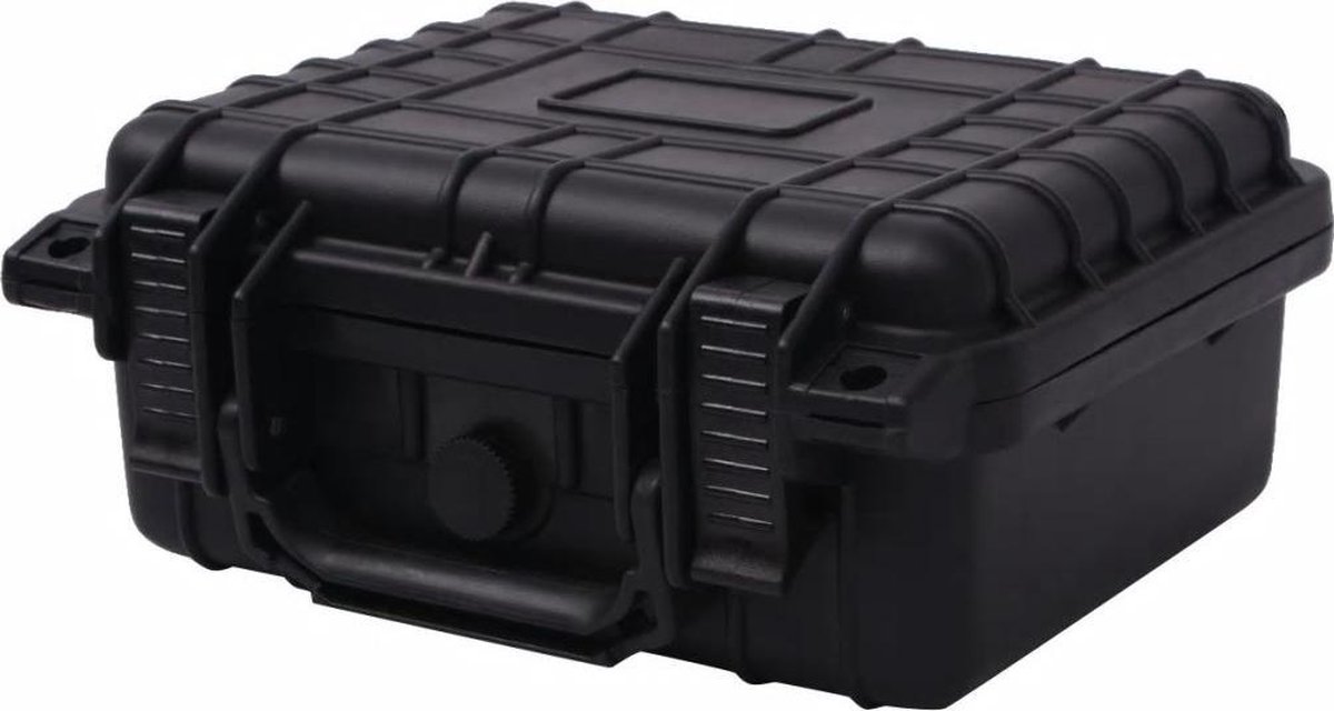 vidaXL - Beschermende - materiaalkoffer - 27x24,6x12,4 - cm - zwart