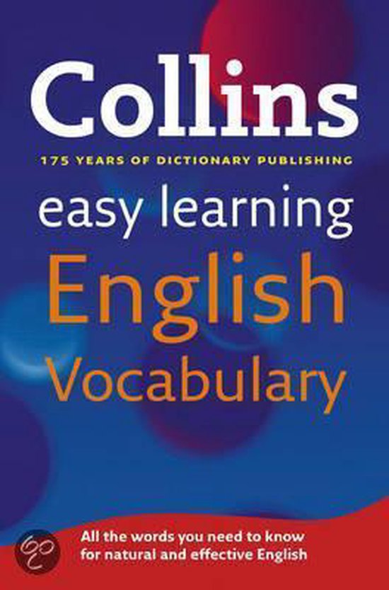 Collins Easy Learning English Vocabulary, Collins Dictionaries