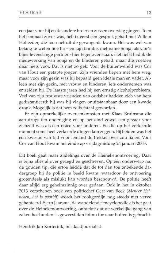 Cor van Hout, tekstpagina met Nederlandse tekst