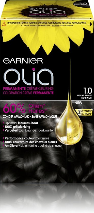 Olia Haarverf - 1.0 Nacht Zwart | bol.com
