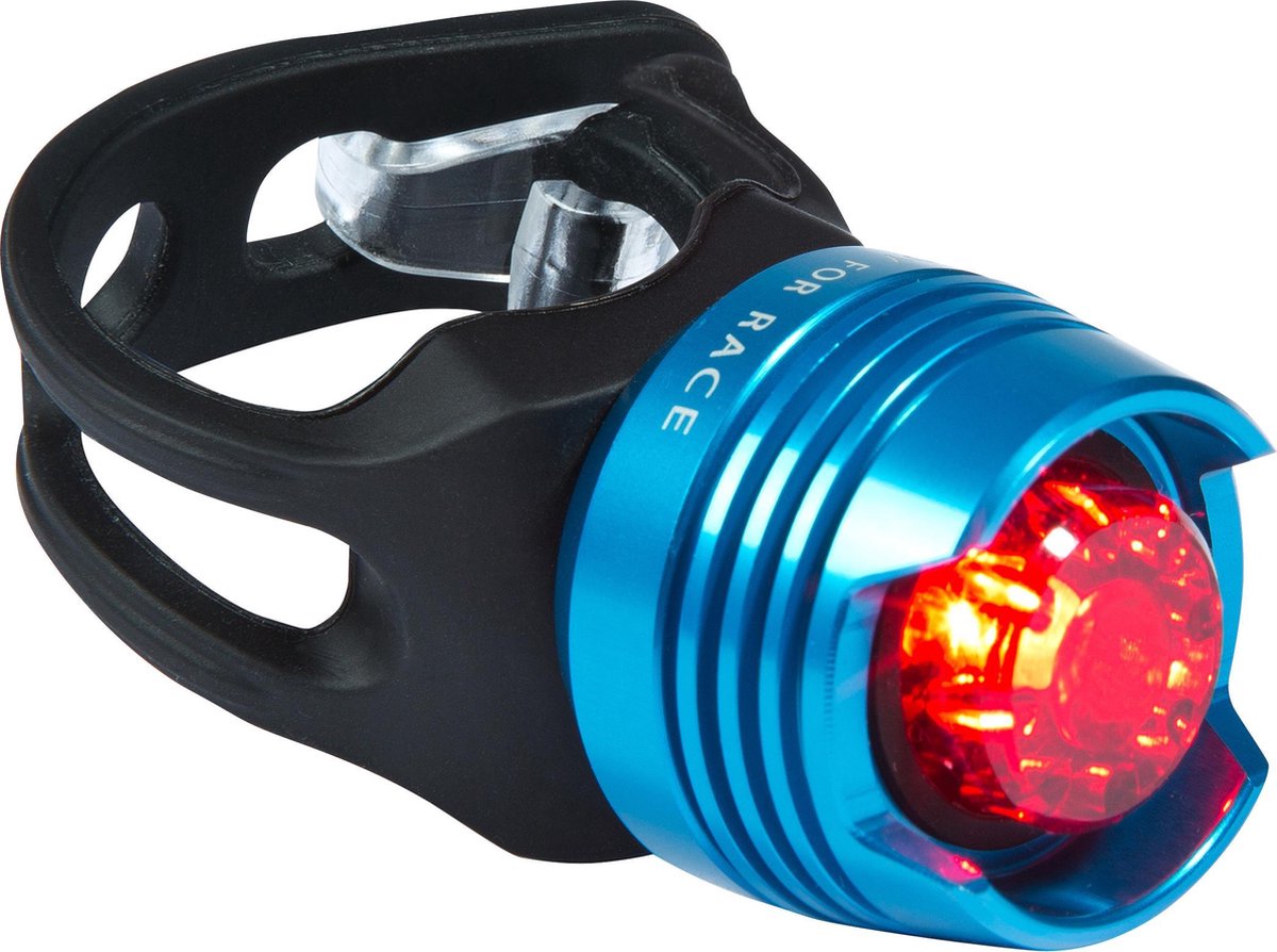 RFR Diamond fietsverlichting red LED blauw/zwart