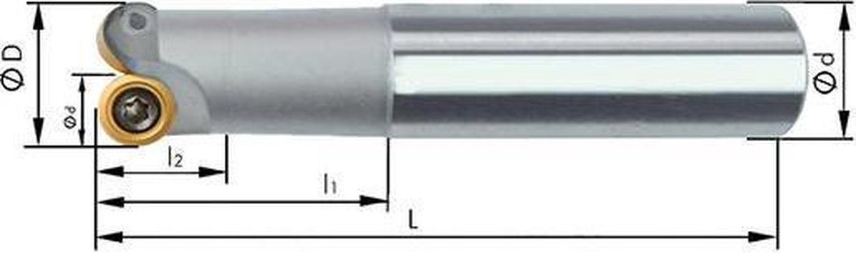 Schachtfrees Z2, met IK, voor RD.. D 20/156mm