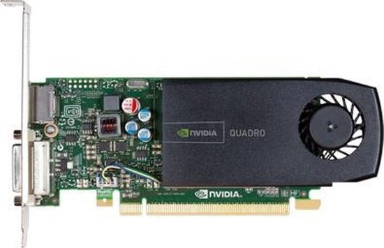 Lenovo Quadro 410 0,5GB GDDR3 – Dual Link DVI (PCIe 2.0, actieve koeling)