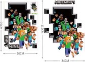 3D Minecraft Game Muursticker / Muurposter Jongens Slaapkamer