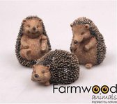 Farmwood Animals Tuinbeeld Egel 12cm (1 stuk) assorti