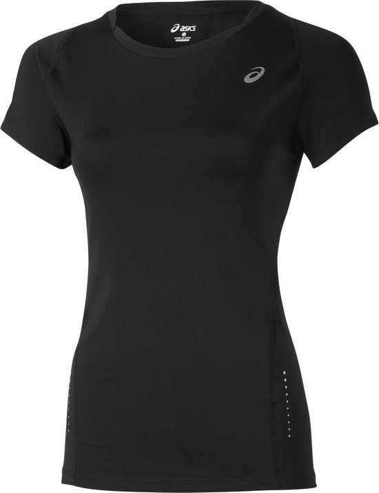 Baan was Let op Asics SS Running T-shirt Dames Sportshirt - Maat L - Vrouwen - zwart |  bol.com