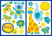 Small Foot Muursticker Babykamer Dieren - 16 Stuks