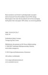 Informatie over de productie van het boek, ISBN, redactie en uitgever. Copyright informatie.