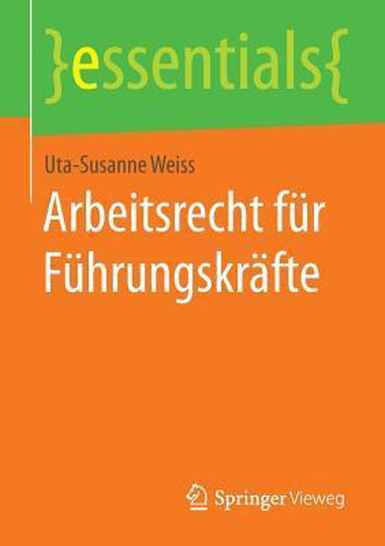 Arbeitsrecht F r F hrungskr fte - cover