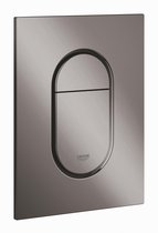 GROHE Arena Cosmopolitan S Bedieningspaneel Toilet - Verticaal - Dual Flush - Eco - Hard graphite (glanzend antraciet) - Slank formaat