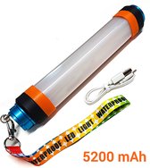 LED de camping à LED et lampe de poche en 1 | Rechargeable | Étanchéité | Batterie externe | King Mungo KM-M17