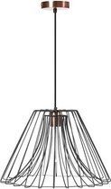 ETH Hanglamp - Plafondlamp Starflower zwart met koper - draadlamp