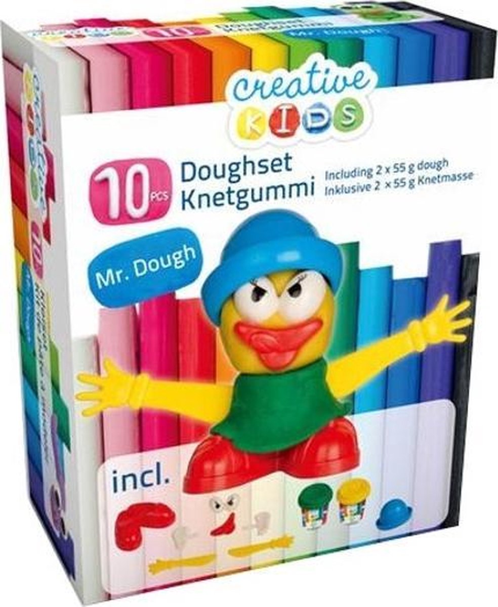 Creative Kids Kleiset Mr Dough 10-delig Geel