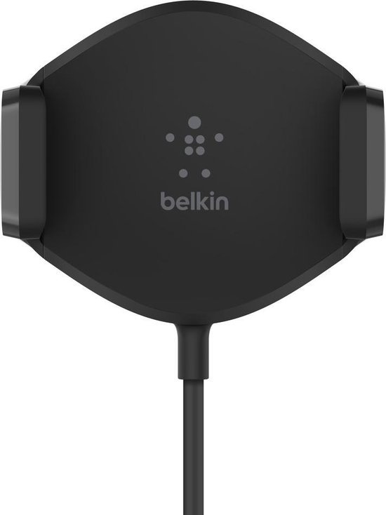 Schots munt Zakenman Belkin Auto telefoonhouder met draadloos opladen - 10W - Ventilatierooster  - Zwart | bol.com