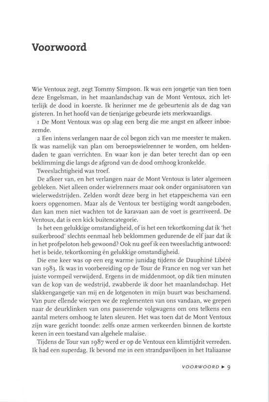 De Kale Berg Op En Over De Mont Ventoux