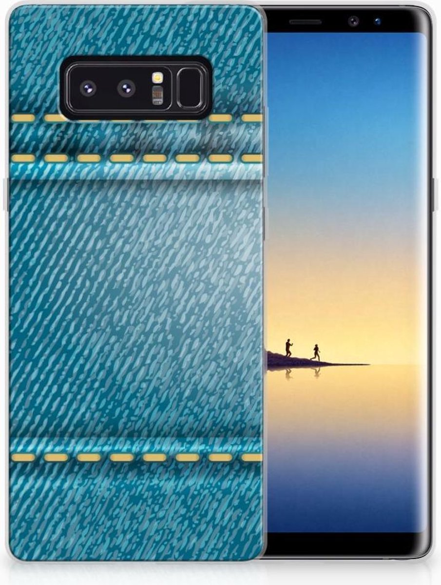 Samsung Galaxy Note 8 Silicone Back Cover Jeans
