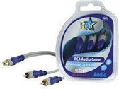 HQ Standaard Rca Female - 2x Rca Male Kabel 0,20 M