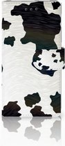 Cuir PU Portefeuille Livre Huawei Ascend P8 Lite Coque Taches Vaches