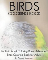 Realistic Animal Coloring Book- Birds Coloring Book