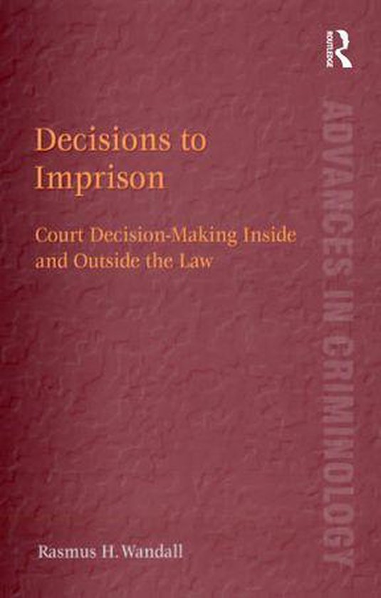 Decisions to Imprison - cover