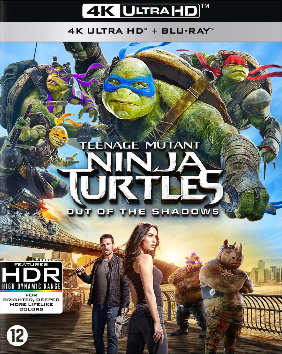 Teenage Mutant Ninja Turtles 2 - Out Of The Shadows (4K Ultra HD Blu-ray)-