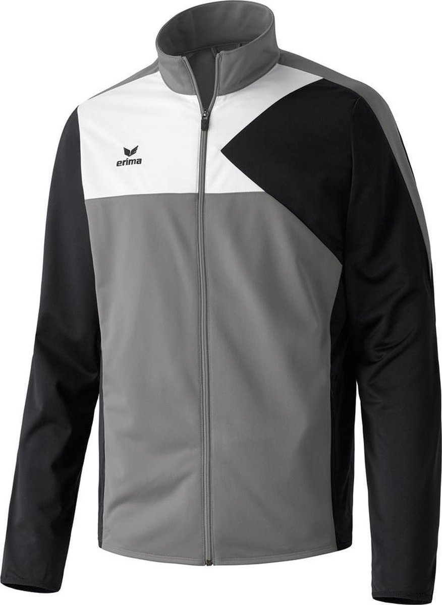 Erima Premium One Jack - Trainingsjas - Volwassenen - Maat XXL - Grijs