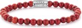 Rebel&Rose armband - Red Delight - 6mm