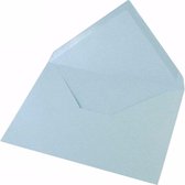 5 enveloppes bleu clair pour cartes A6