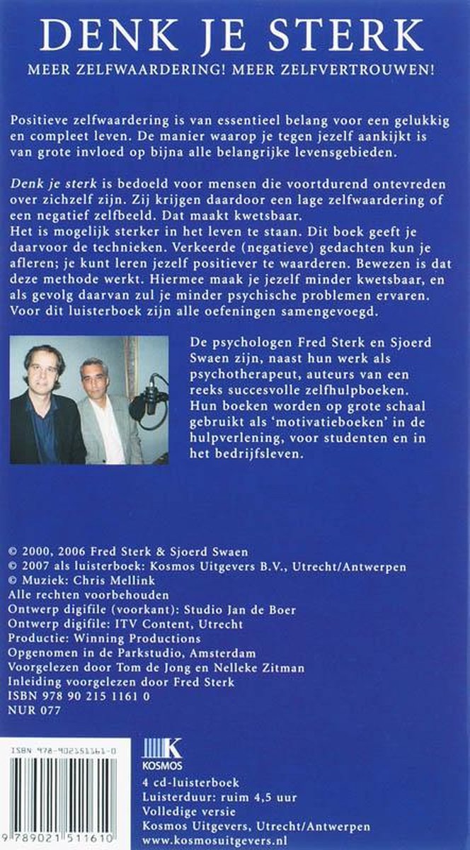 Denk Je Sterk 4Cd Luisterboek
