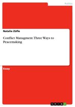Conflict Managment. Three Ways to Peacemaking